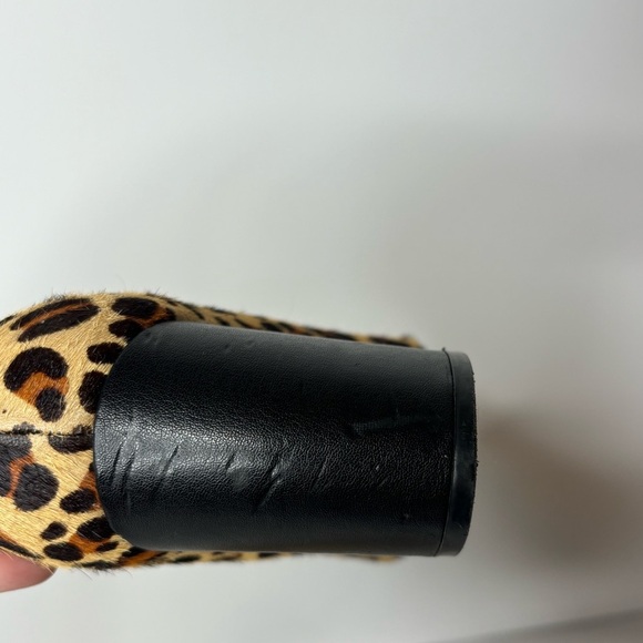Marc Fisher animal print pointed toe block heels size 9.5 - Picture 6 of 10
